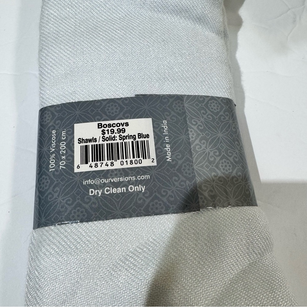 Pashmina by Ashley Cooper Spring Blue Scarf - Picture 2 of 2
